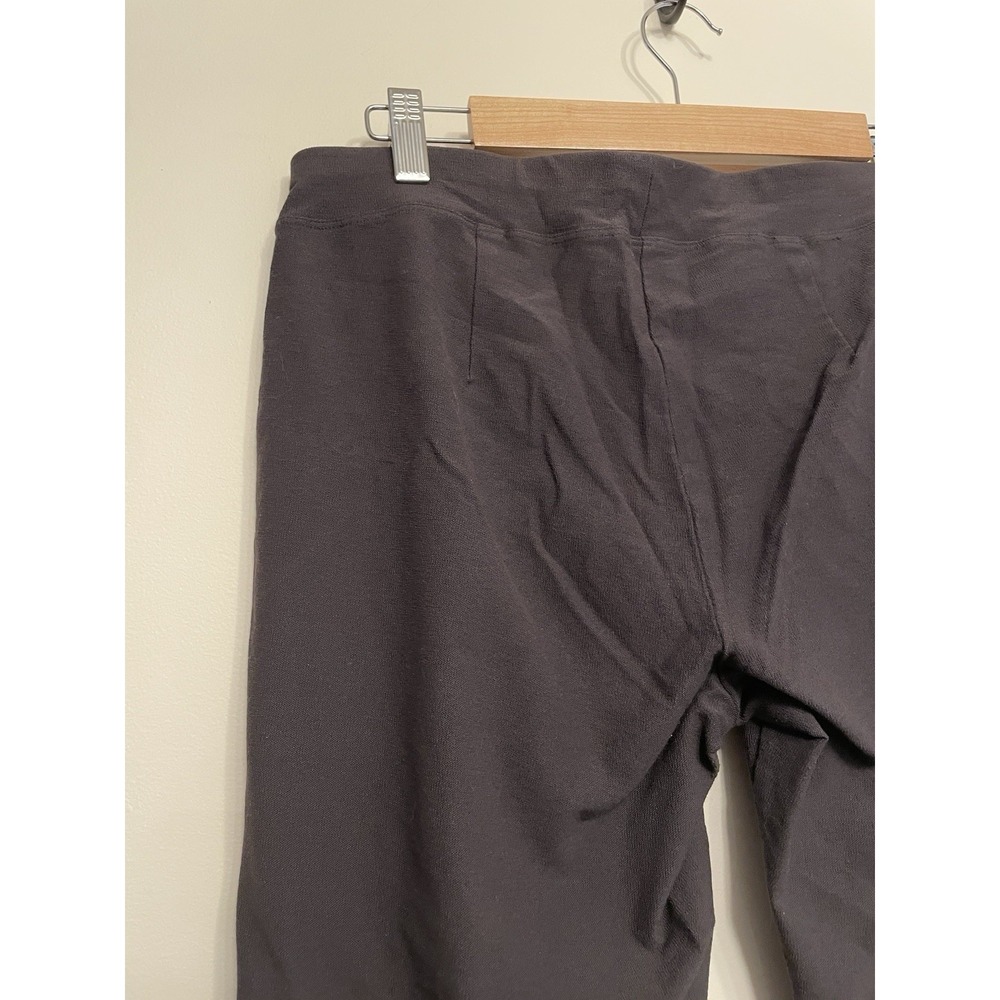 Eileen Fisher Ankle Pullon Pants Women Size Medium Gray Stretch Comfort Office - Picture 4 of 7